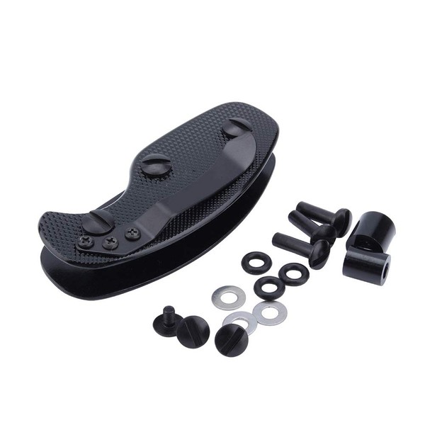 nikusaz Black Smart Key Holder,Aluminium Alloy Pocket Keychain Pocket Tool