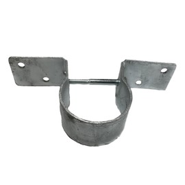 Fence Bracket - Steel to Wood Fence Brackets - Galvanized Fence Post Bracket - Fence Brackets for Metal Posts - Fence Post Repair