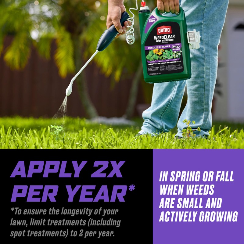 Ortho WeedClear Lawn Weed Killer Ready-to-Use1 Refill, Kills Dandelion and