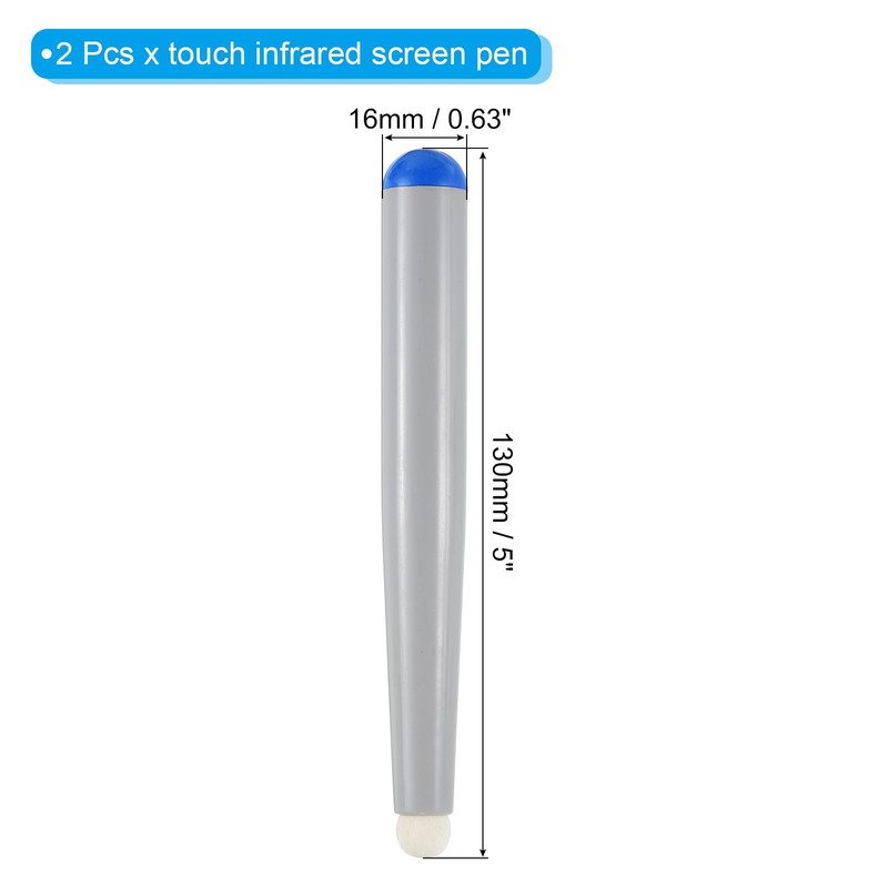 QUARKZMAN 2 Pack Infrared Touch Screen Pen Whiteboard Optical Stylus