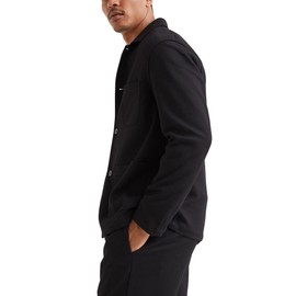 WZIKAI Men's Casual Sport Coat Jacket Regular Fit Lightweight Suit Jacket for Men Black M