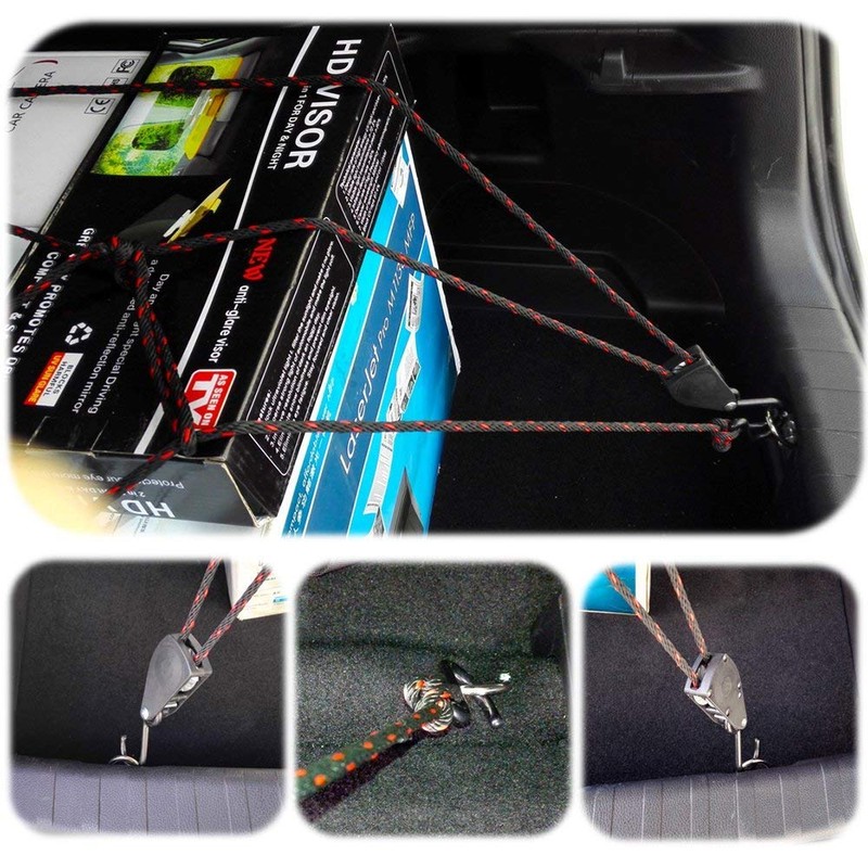 Kayak Tie Down Straps Canoe Bow and Stern Heavy Duty