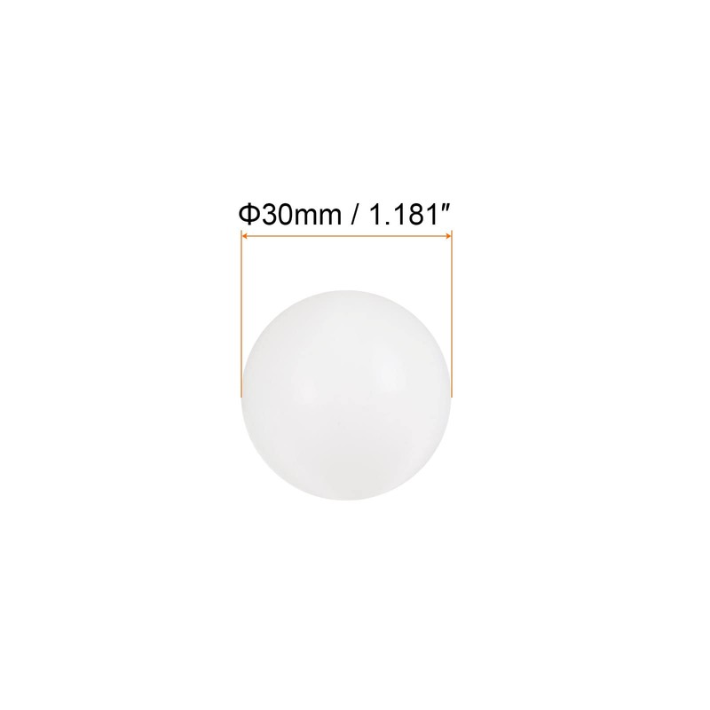 sourcing map PA Nylon Solid Plastic Balls 30 mm G3