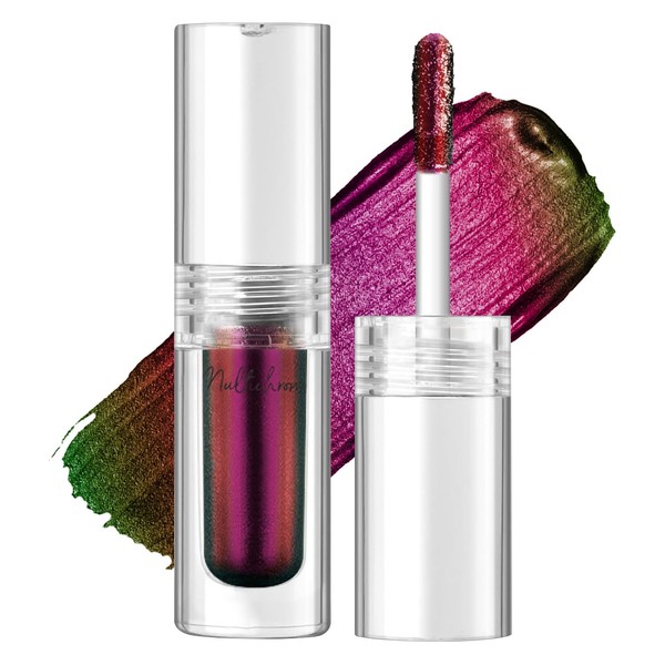 Janwana Liquid Glitter Eyeshadow Chameleon Eyeshadow Makeup Metallic Holographic Eye