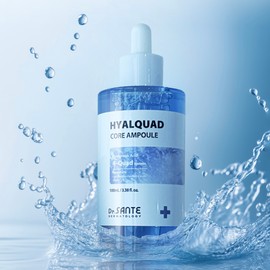 Sante Moisture Ampoule Hyal Quad Core Ampoule 100ml Hyaluronic Acid / 상떼 수분앰플 히알쿼드 코어 앰플 100ml 히알루론산