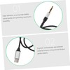 KICHOUSE Noise-Cancelling -c Headphone Cable Audio Wire for Headphones Professional