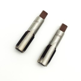 AtticZone M20 x 1.5 Metric Hand Thread Tap, 1.5mm Pitch, 1 Tapper Tap, 1 Plug Tap, Right Hand (M20x1.5, Tap)
