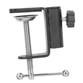 Levemolo Alloy Microphone Mount Clamp Multi-functional Microphone Stand Holder Mic Holder Base for Desk Recording Streaming Podcasting and Construction