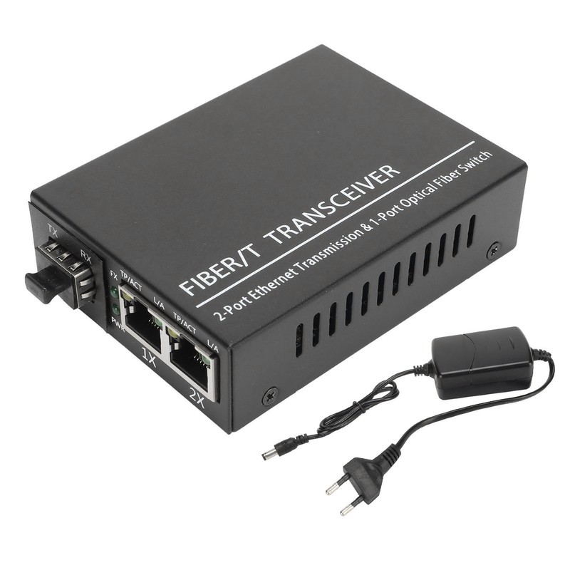 Fiber Transceiver 100M SFP to RJ45 Multifunctional Compatibility Optical Media