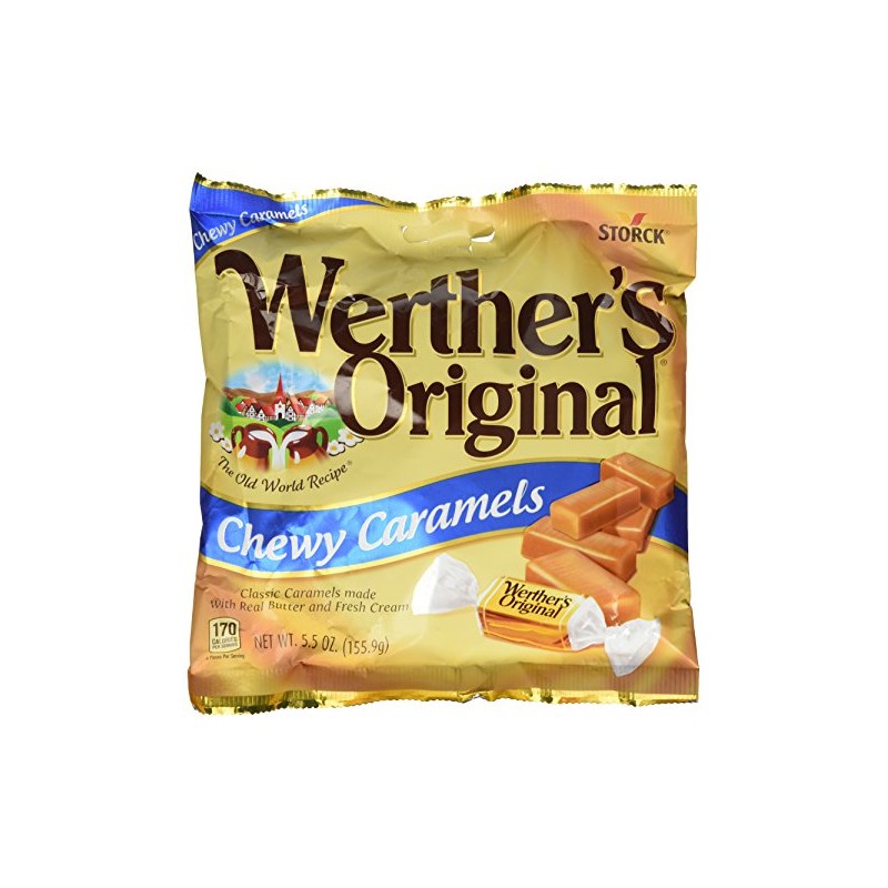 Werther's Original, Chewy Caramels 5 Ounce (2 Pack)