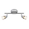 Saxby Amalfi 50W Twin Chrome Plated Decorative Commercial Domestic Adjustable