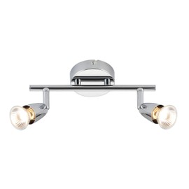 Saxby Amalfi 50W Twin Chrome Plated Decorative Commercial Domestic Adjustable Spotlight