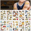 Temporary Tattoos for Kids Construction Vehicles Excavator Truck Stickers Fun
