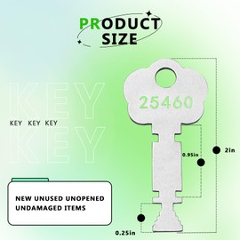 25460 Christmas Tree Key fits for Gamewell Fire Alarm Box,Fire Alarm Box Key,High Quality and Robustness,1 Pack