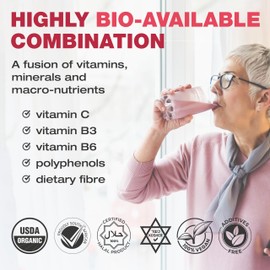 100% Baobab and Hibiscus Powder Superblend 300g (10.5 oz) | Direct from South Africa | USDA Organic Certified