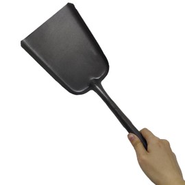 AWISEFULL 16" Fireplace Ash Shovel for Fire Pit Heat Resistant Long Handle Garden Charcoal Scoop