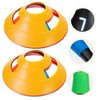 CIYODO Football Match Cones 25pcs Plastic Soccer Training Cones Obstacle
