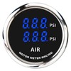 MOTOR METER RACING W Pro Series 52mm 2-1/16" Digital Dual
