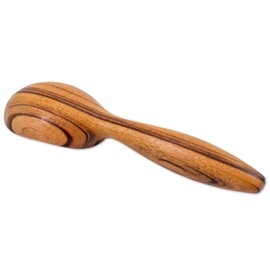 NOVICA Artisan Handcarved Wood Ice Cream Scoop Jobillo from Guatemala Brown Tableware Serveware Serving Utensils Natural Materialssustainable Eco Friendly [7.75in H x 2.2in W x 0.8in D] ' Homestyle