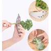 Lefipet Herb Stripper,Stainless Steel Kitchen Herb Leaf Stripping Tool with