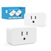 New One 2 Pack 2.4G WiFi Dimmable Smart Plug, Smart