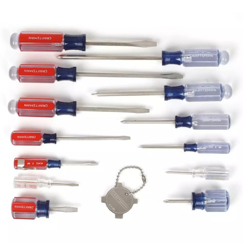 Craftsman 14 piece Screwdriver Set 6 Phillips & 7 Slotted