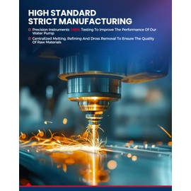 KAX Engine Water Pump Compatible with Jeep Wrangler 2007 2008 2009 2010 2011 OE Replacement Water Pumps Kit