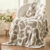Bedsure Soft Leopard Throw Blanket Knit Warm Blanket for Couch