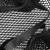 sourcing map XXL Black Motorcycle Net Mesh Seat Full Cover