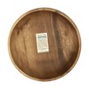 Pacific Merchants Acacia Wood Round Calabash Salad Bowl, Large Salad