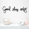 Rajukit Good Vibes Only Metal Wall Decor Inspirational Wall Signs