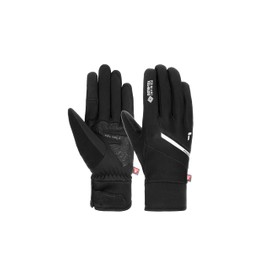 Reusch Men's Versa Gore-Tex Infinium LF Touch-Tec Warm and Windproof Ski Gloves, Sports Gloves, Touchscreen Winter Gloves, Black/Silver, 9