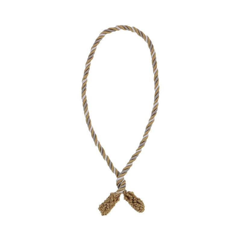 Haute Decor Decorative Twist Ties, 6 Pack, 20 inches (Gold/Silver/White)