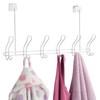 iDesign Door Classico Collection – White OTD 6 Hook Rack