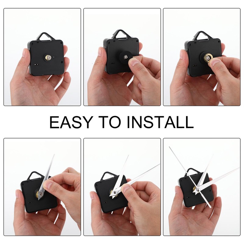jojofuny Quartz Clock Mechanism Kit Clock Numerals Set Movement Mechanism