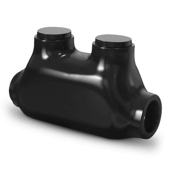 OHLECTRIC Black Insulated Inline Splice Connector - 2-14 Wire Range