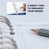 PATIKIL A5 Ring Binder Mechanism, 6-Hole Replacement Binder Planner, Set