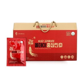 Hankook Sam 한국삼 6년근 고려홍삼정 올데이 홍삼진 50ml 30포 Korean Ginseng 6-Year Root Goryeo Hongsamjeong All-Day Red Ginseng Extract 50ml 30 Packs