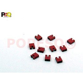 POPESQ® 10 Stk. x Jumper 2.54mm Rot #A237