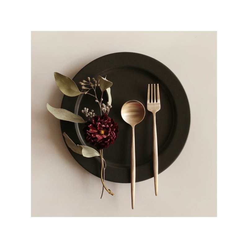 Notdam Bangjja Yugi Western Dessert Cutlery 4P / 놋담 방짜유기