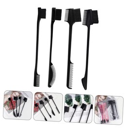 Mikinona 4-in-1 Hairline Combs Double-headed Makeup Brow Brush Kit for Women Styling