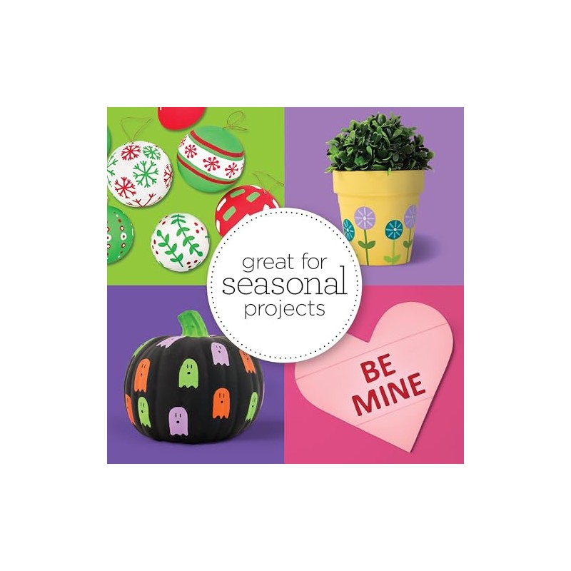 Apple Barrel, Mate Acrylic Craft Paint Kit, ABCAMP24, 36 paints