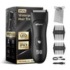 ENSSU Body Hair Trimmer for Men, Electric Manscape Groin Trimmer