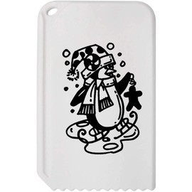 Azeeda 'Ice Skating Penguin' Plastic Ice Scraper (IC00027940)