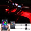 TABEN Car Ambient Light Kit, 5 Metres Integrated Fibre Optic