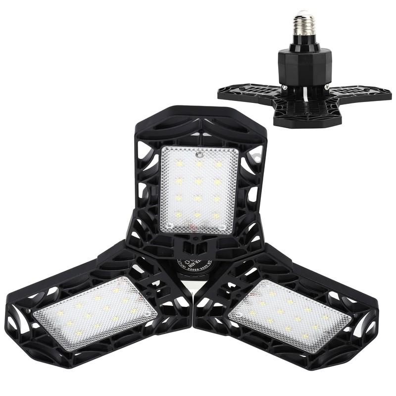 40W E27/E26 36LED Fan Garage Light Plastic Black Industrial Working