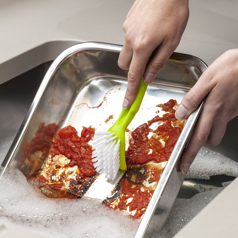 Zeal L91L Dish Brush, Lime, One Size
