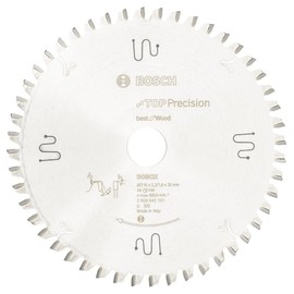 Bosch 2608642101 BSWOB 48 Tooth Top Precision Circular Saw Blade, 0 V, Silver