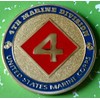Marine Corps 4th Division Military Challenge Honor Coin