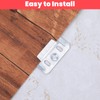100pcs Stainless Steel Z-Clips (1.73"/44mmx1.22"/31mm) - Wall Panel Fixing Piece,
